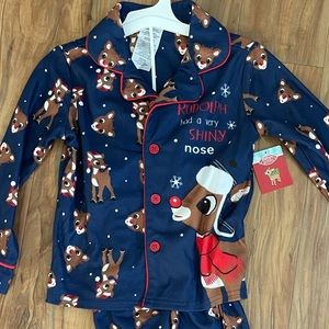Kids Rudolph Pajamas BRAND NEW WITH TAGS